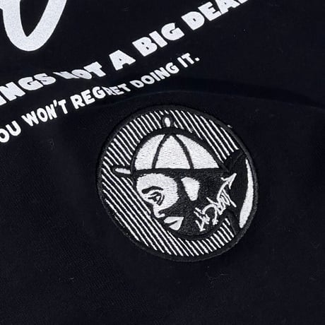 おいちゃん【PUSH ON】(SUPER HEAVY T-SHIRTS) /BLACK/M/L
