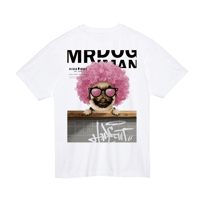 「MR.DOGMAN2026ss【アフロドッグ】」 HIGH GRADE T-SHIRTS / WHITE/M/L/XL