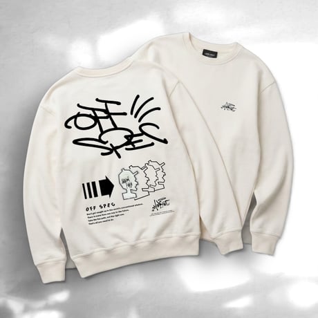 サガラ刺繍2026 HEAVY ONZ SWEAT/OFF WHITE/M/L/XL