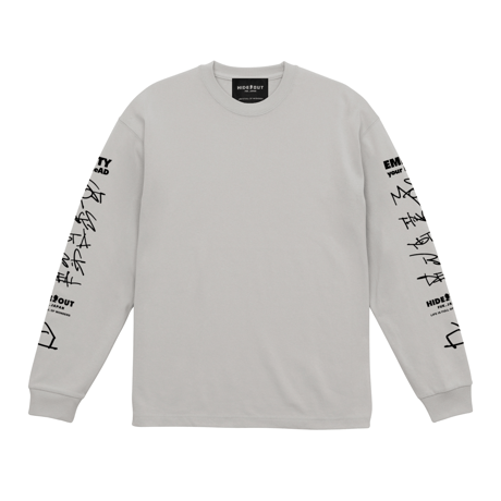 【袖ロゴデザイン】 (SUPER HEAVY BIG LONG T-SHIRTS) /M/L