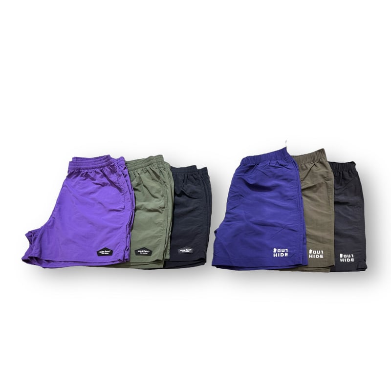 NYLON EASY SHORTS / S / M / L / XL / BLACK | HI NYLON EASY SHORTS / S / M / L / XL / BLACK | HI