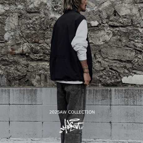 「STREET-LOGO」 NYLON VEST / IVORY / S / M / L