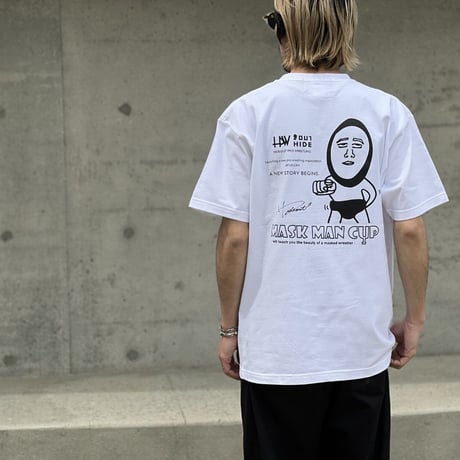 「HPW-mammoth TANIGUCHI 次はお前だ」HIGH GRADE T-SHIRTS / WHITE/M/L/XL