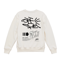 サガラ刺繍2026 HEAVY ONZ SWEAT/OFF WHITE/M/L/XL