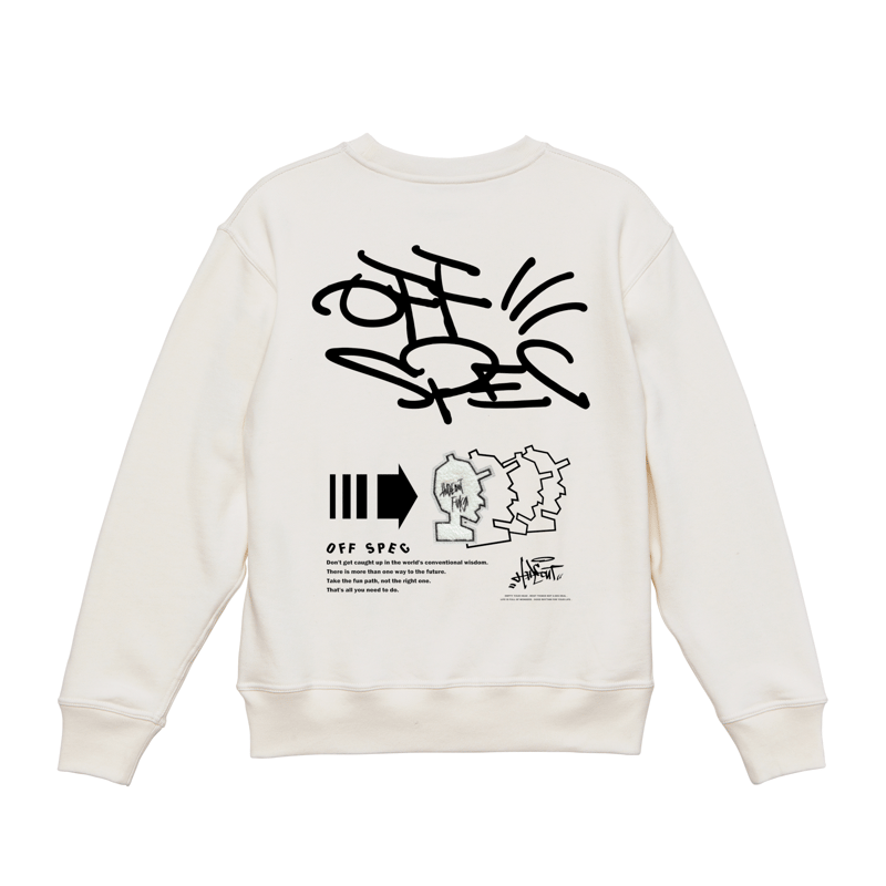 予約販売】サガラ刺繍2026ss HEAVY ONZ SWEAT/OFF WHITE/M/L