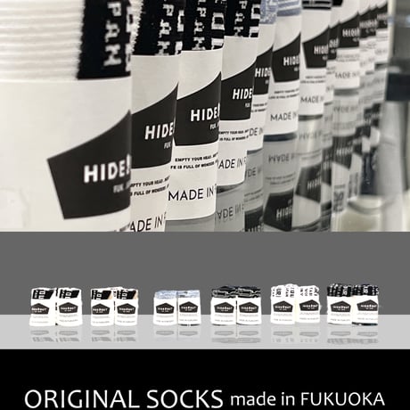 ORIGINAL SOCKS 「IE-LOGO」/ mocabeige / unisex