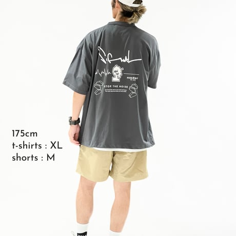 NYLON EASY SHORTS / M / L / XL / BLACK