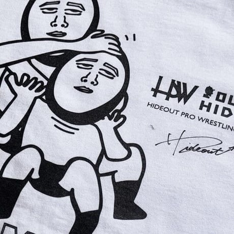 「HPW-mammoth TANIGUCHI スリーパーホールド」HIGH GRADE T-SHIRTS / WHITE/M/L/XL