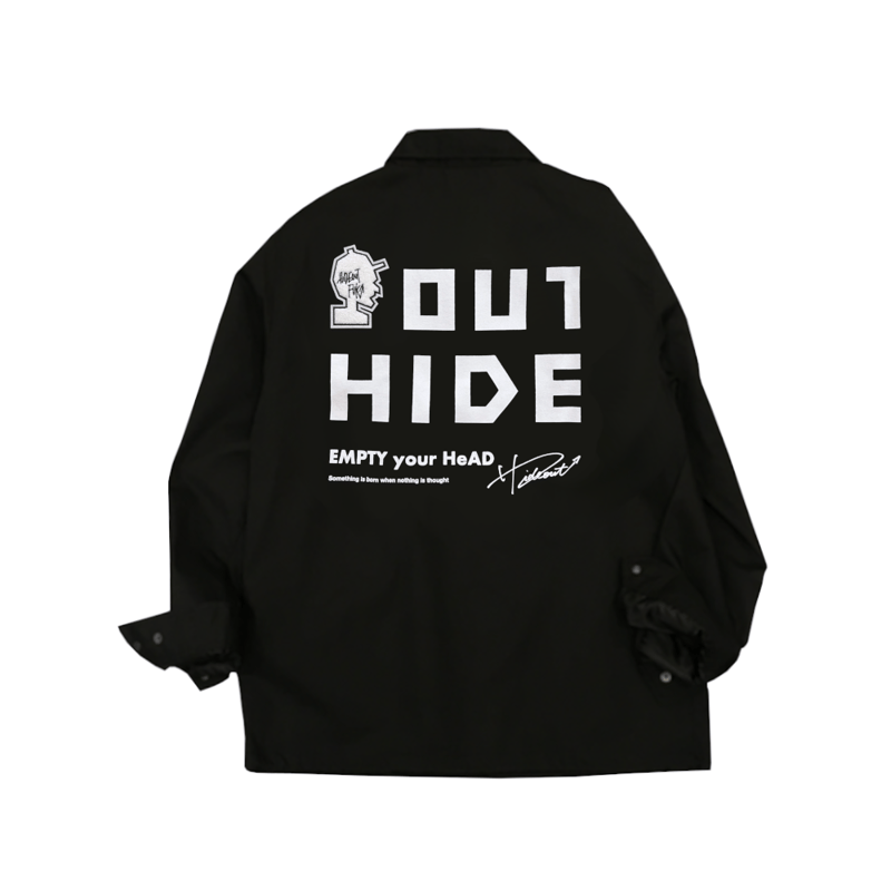 LOGO DESIGN JACKET 2024AW / BLACK / M / L / XL 
