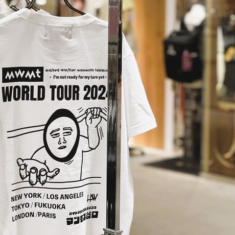 「mammoth TANIGUCHI (MWMT) - WORLD TOUR 2024」HIGH GRADE T-SHIRTS / WHITE/M/L/XL
