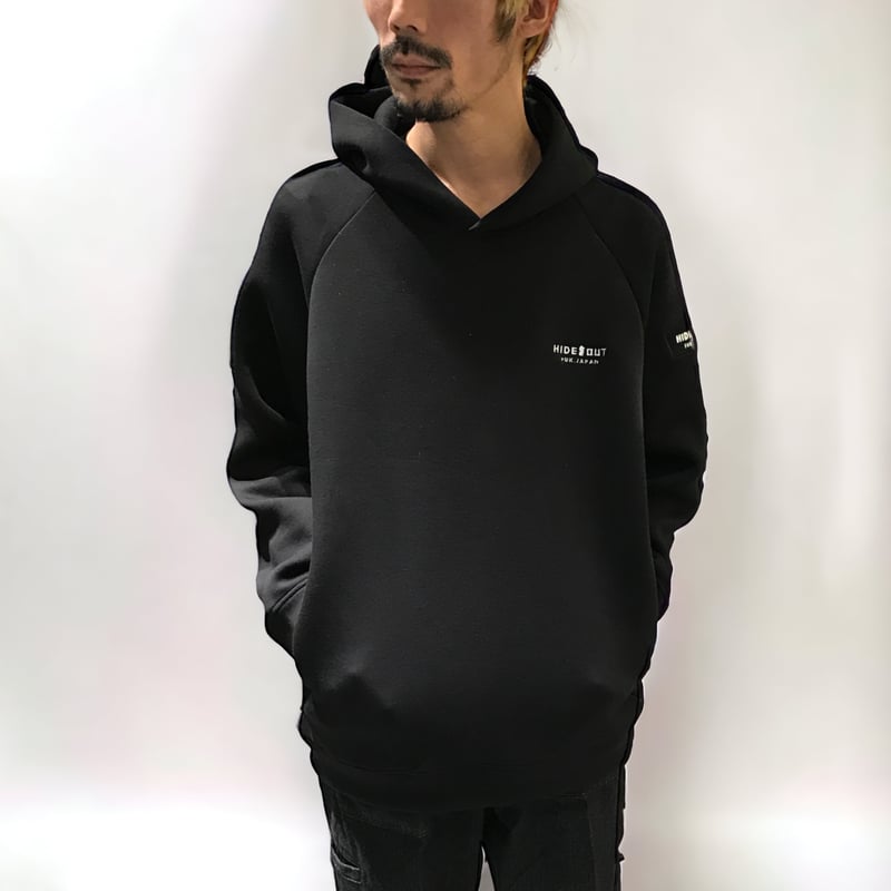 LOGO刺繍ダンボールニットパーカー OFF-WHITE / M / L | HIDEOUT