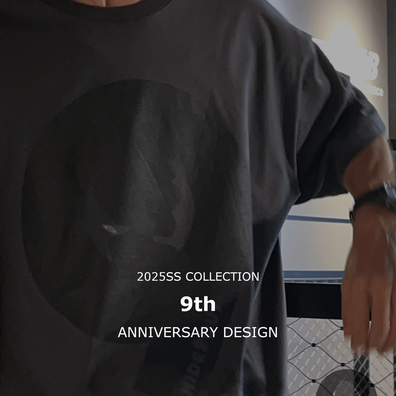 9th】(ボックスシルエットTシャツ) /SUMIKURO/M/L/XL | HIDEOUT