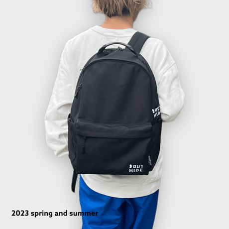 CORDURA BAG PACK - FRONT LOGO刺繍ver. BLACK / ONE SIZE