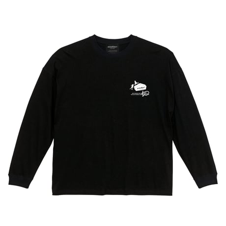 【10周年記念デザイン - LOGO】-限定-マグ×ロンTセット BIG LONG SLEEVE T-SHIRTS / BLACK/S/M/L