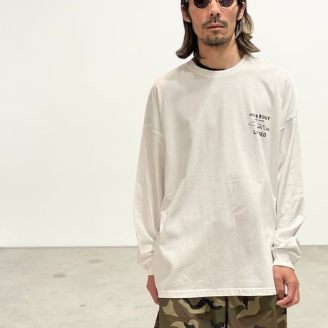 【限定受注デザイン】「SMOKE-mikiko」BIG LONG SLEEVE T-SHIRTS / BLACK/S/M/L