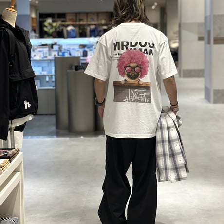 「MR.DOGMAN2026ss【アフロドッグ】」 HIGH GRADE T-SHIRTS / WHITE/M/L/XL
