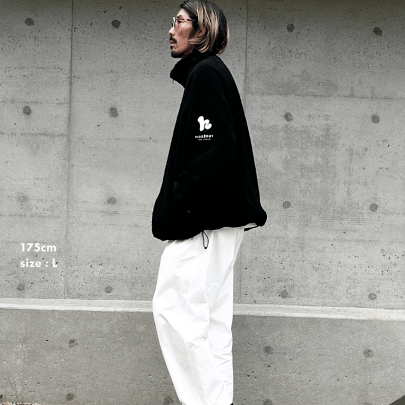 極美品✨ EMODA N-2B フーデッドブルゾン 大きいサイズ 黒 ナイロン