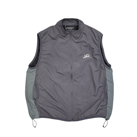 「STREET-LOGO」 NYLON VEST / BLACK / S / M / L