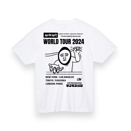 「mammoth TANIGUCHI (MWMT) - WORLD TOUR 2024」HIGH GRADE T-SHIRTS / WHITE/M/L/XL