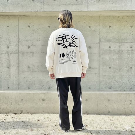 サガラ刺繍2026 HEAVY ONZ SWEAT/OFF WHITE/M/L/XL