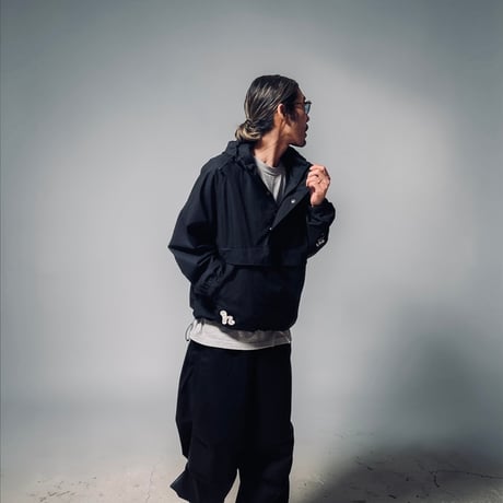 HIGH DENSTIY COTTON ANORAK PARKA /YELLOW/S/M/L