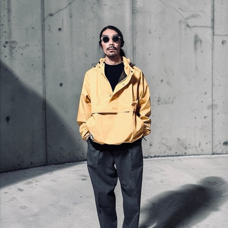 HIGH DENSTIY COTTON ANORAK PARKA /BLACK/S/M/L