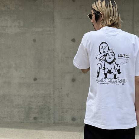 「HPW-mammoth TANIGUCHI スリーパーホールド」HIGH GRADE T-SHIRTS / WHITE/M/L/XL