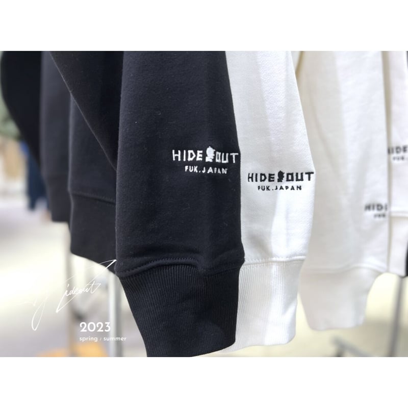 サガラ刺繍オジサン HEAVY ONZ SWEAT / BLACK / M / L / XL