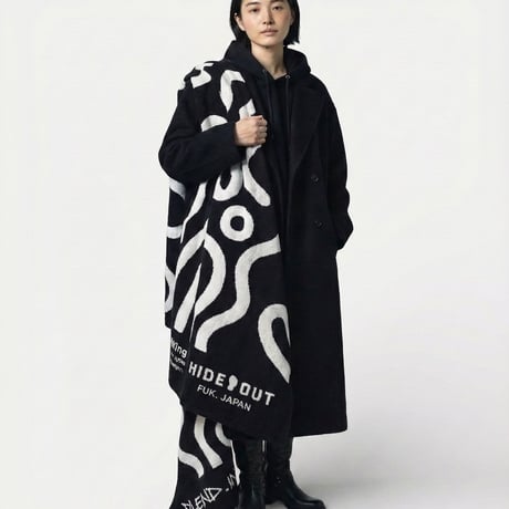 【1月31日24h限定予約販売】-限定20枚- Original Jacquard Blanket - BLEND IN / W197cm×H147cm