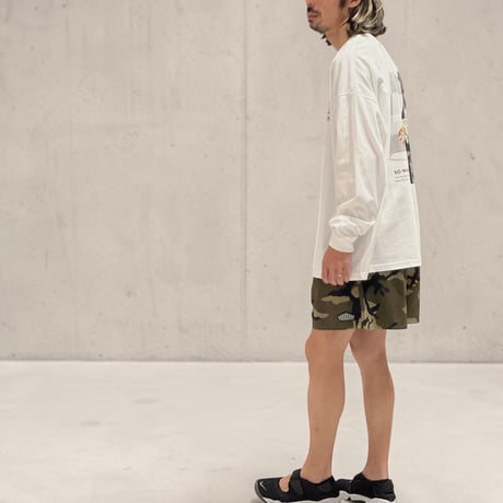 【限定受注デザイン】「SMOKE-mikiko」BIG LONG SLEEVE T-SHIRTS / BLACK/S/M/L