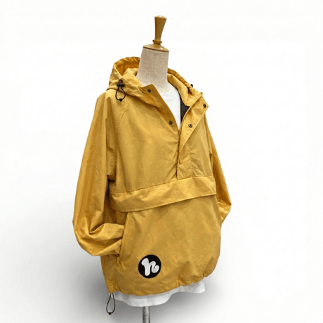 HIGH DENSTIY COTTON ANORAK PARKA /YELLOW/S/M/L