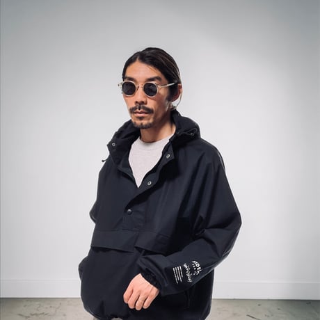 HIGH DENSTIY COTTON ANORAK PARKA /BLACK/S/M/L