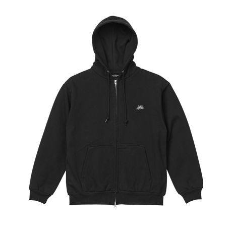 「RHYTHM」 SUPER HEAVY SWEAT HODDIE ZIP UP / BLACK/M/L/XL
