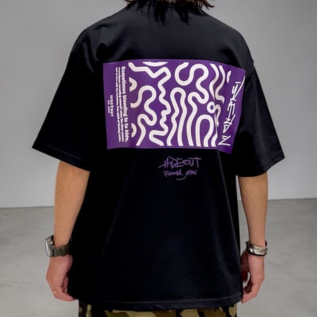 「BLEND IN」SUPER HEAVY WIDE T-SHIRTS /BLACK/M/L