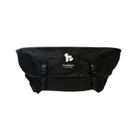 「h-logo」MESSENGER BAG / BLACK / ONE SIZE