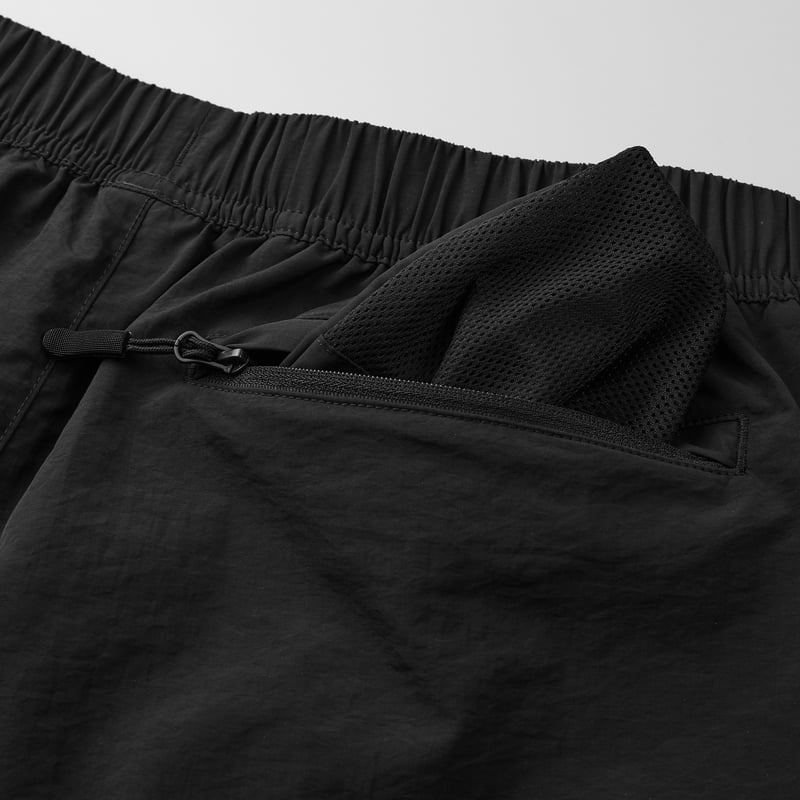 NYLON EASY SHORTS / M / L / XL / BLACK | HIDEOU