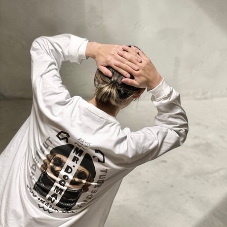 「MR.DOGMAN2026ss【分裂】」 BIG LONG SLEEVE T-SHIRTS / WHITE/S/M/L
