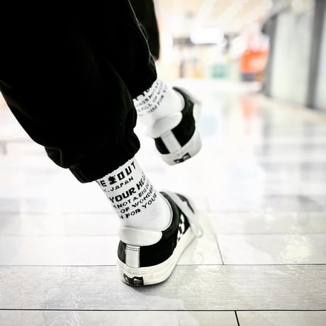 ORIGINAL SOCKS 「LOGO」/ white / unisex
