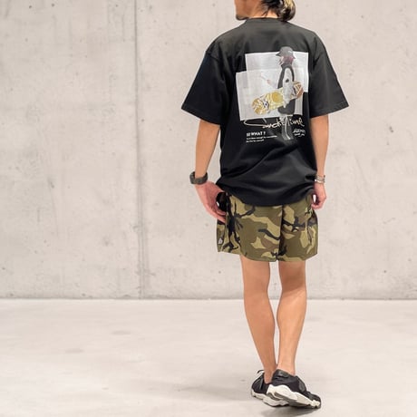 【限定受注デザイン】「SMOKE-mikiko」HIGH GRADE T-SHIRTS /BLACK/M/L/XL