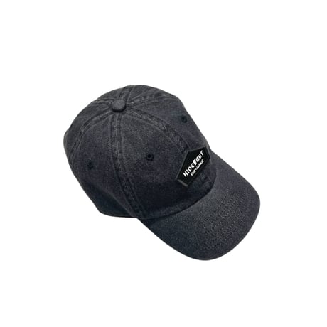 LOGO WAPPEN BASEBALL CAP / DENIM BLACK