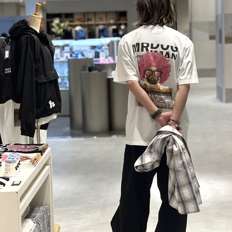 「MR.DOGMAN2026ss【アフロドッグ】」 HIGH GRADE T-SHIRTS / WHITE/M/L/XL
