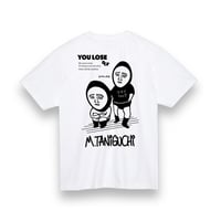 「mammoth TANIGUCHI (MWMT) - 反省」HIGH GRADE T-SHIRTS / WHITE/M/L/XL