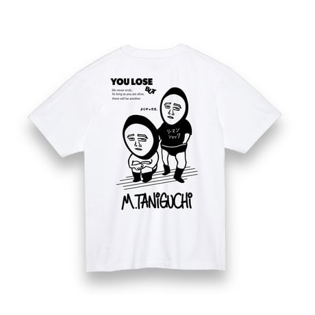 「mammoth TANIGUCHI (MWMT) - 反省」HIGH GRADE T-SHIRTS / WHITE/M/L/XL
