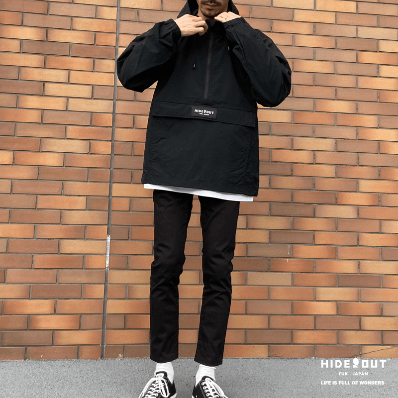 希少☆M&M☆エムアンドエムNYLON ANORAK PARKA 黒 XL 希少☆M&M☆エムアンドエムNYLON ANORAK PARKA 黒 XL