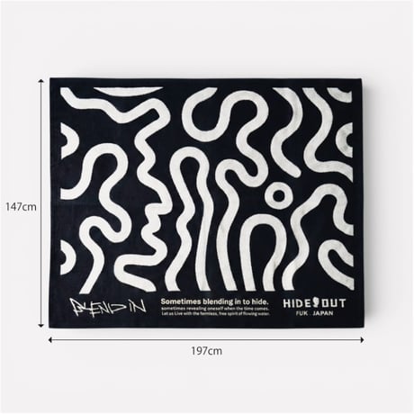 【1月31日24h限定予約販売】-限定20枚- Original Jacquard Blanket - BLEND IN / W197cm×H147cm