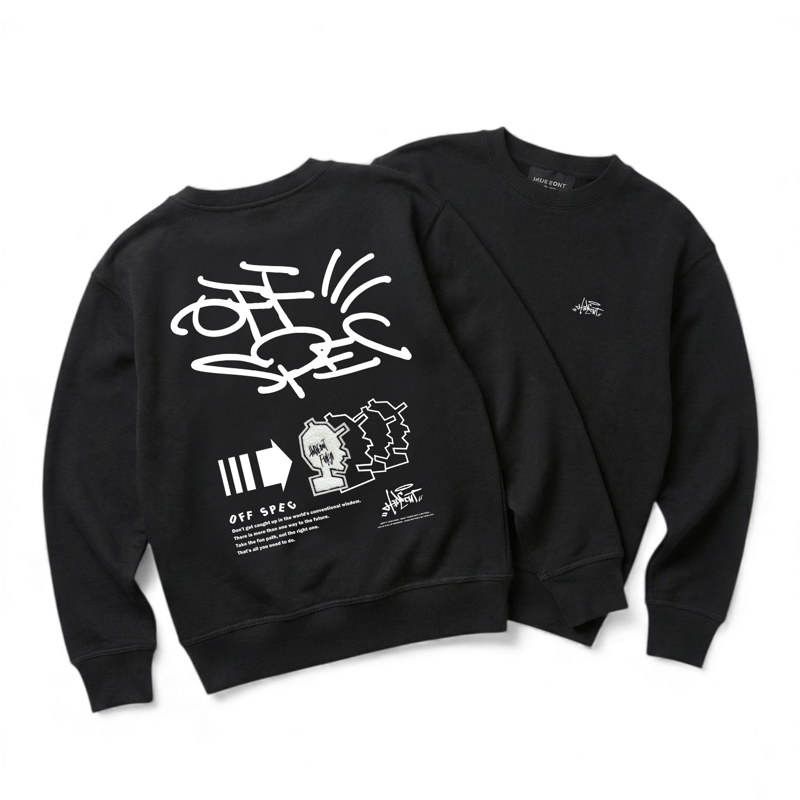 サガラ刺繍2026ss HEAVY ONZ SWEAT/OFF WHITE/M/L/XL |