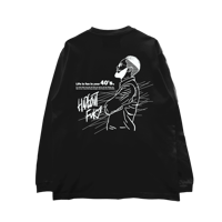 HIGH GRADE LONG SLEEVE T-SHIRTS「40'S」BLACK/M/L/XL