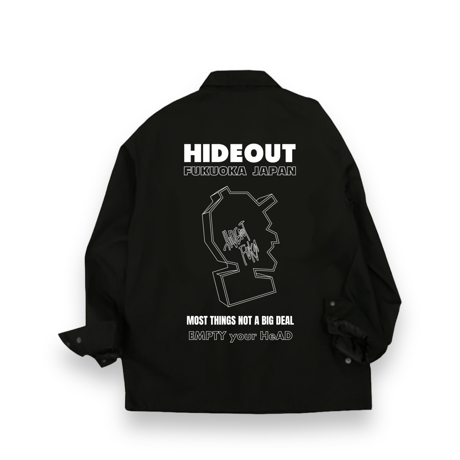 LOGO DESIGN JACKET 2023AW / BLACK / M / L / XL