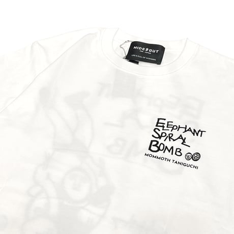 「mammoth TANIGUCHI (MWMT) - 奥義」HIGH GRADE T-SHIRTS / WHITE/M/L/XL