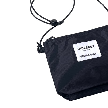 Ripstop Nylon Shoulder Bag / MINT/BLUE/BLACK